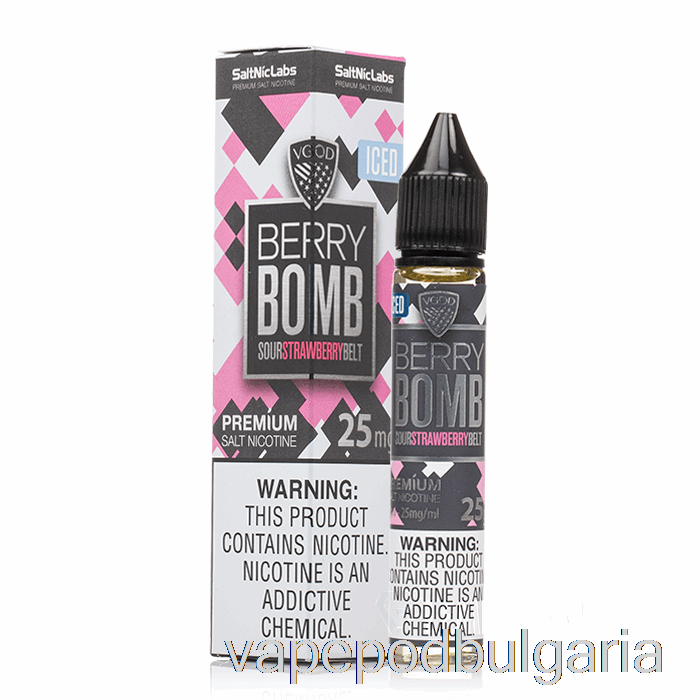 Vape Bulgaria Iced Berry Bomb - соли Vgod - 30ml 25mg